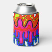 Kleurrijke slijm Koelbox Blikjeskoeler (Blikje Achterkant)