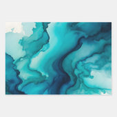 Kleurrijke Smoke Art Wrapping Paper Sheets (Voorkant 3)