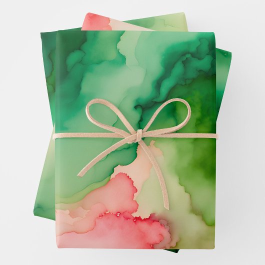 Kleurrijke Smoke Art Wrapping Paper Sheets