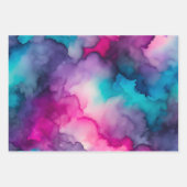 Kleurrijke Smoke Art Wrapping Paper Sheets (Voorkant)