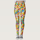 Kleurrijke Snoep boendelarsen, Leggings (Voorkant)