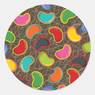 Kleurrijke Snoep Retro Jellybean Pop Sticker