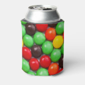 Kleurrijke snoepjes blikjeskoeler (Blikje Achterkant)