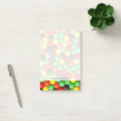Kleurrijke snoepjes post-it® notes (Kantoor)
