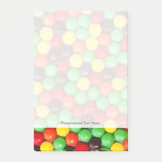 Kleurrijke snoepjes post-it® notes (Voorkant)