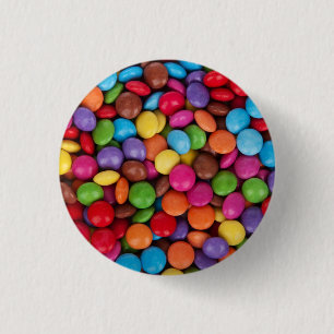Kleurrijke Snoepjes Ronde Button 3,2 Cm