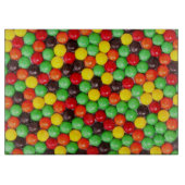 Kleurrijke snoepjes snijplank (Voorkant)