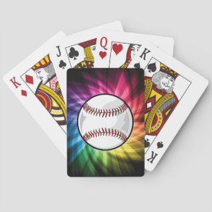 Kleurrijke Softbal; Honkbal Speelkaarten