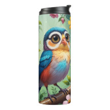 Kleurrijke Songbird Thermal Tumbler