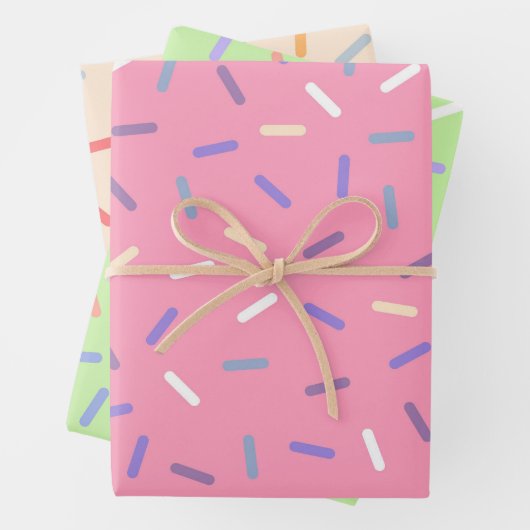 Kleurrijke Sparkle Inpakpapier Vel (In situ)