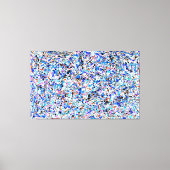 KLEURRIJKE SPATTIER XVI - Action painting -Abstrac Canvas Afdruk (Voorkant)