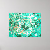 KLEURRIJKE SPATTLIV - Action painting -Abstract- Canvas Afdruk (Voorkant)