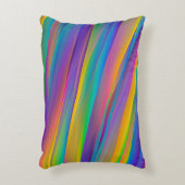 Kleurrijke  spectrumgolven | Accent Kussen (Voorkant(Verticaal))