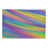 Kleurrijke spectrumgolven | Kussensloop (Achterkant-Links)