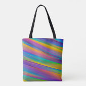 Kleurrijke spectrumgolven | Tote bag (Achterkant)
