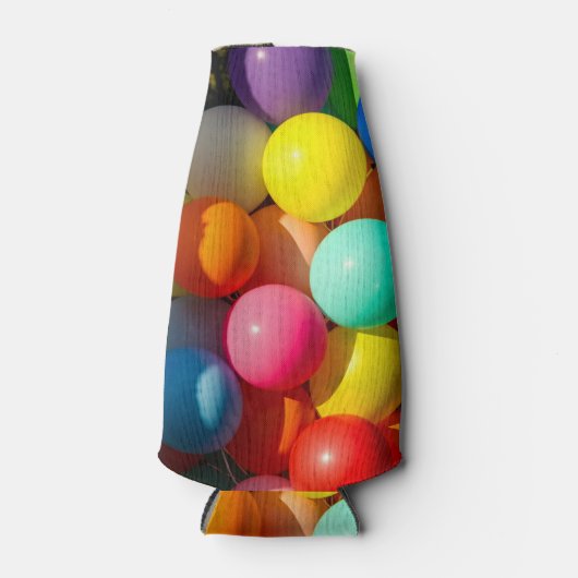 Kleurrijke Speelgoed ballonnen Flesjeskoeler (Voorkant)