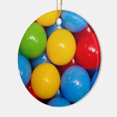 Kleurrijke speeltuinballen keramisch ornament (Links)