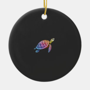 Kleurrijke Spetterende Oostelijke Dooschildpad (3) Keramisch Ornament