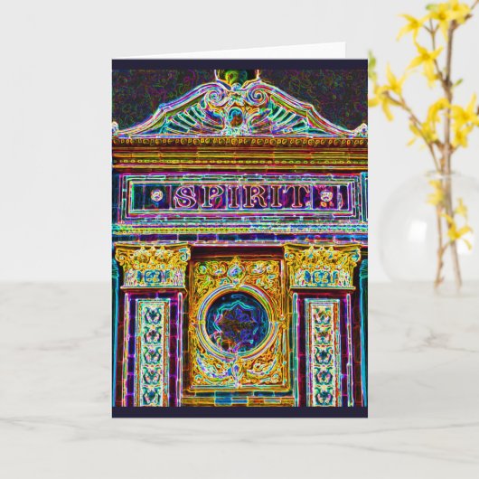 Kleurrijke Spiritkaart Kaart (Gele Bloem)