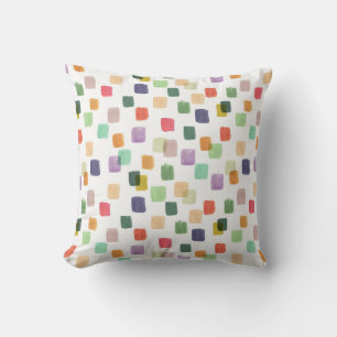 Kleurrijke splash: Abstracte naadloze achtergrond Kussen
