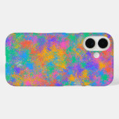 Kleurrijke Splatter Art Case-Mate iPhone Case (Achterkant (horizontaal))