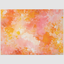 Kleurrijke Splatter Paint Art Tissue Paper Tissuepapier