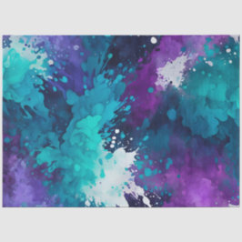 Kleurrijke Splatter Paint Art Tissue Paper Tissuepapier