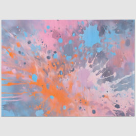 Kleurrijke Splatter Paint Art Tissue Paper Tissuepapier