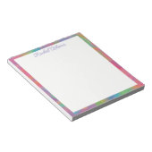 kleurrijke Splotches Notitieblok (Schuin)