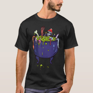 Kleurrijke Spooky Witchcraft Potion Spells Heks Gr T-shirt