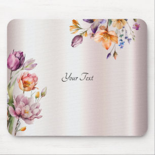 Kleurrijke Spring Flowers Mousepad Muismat