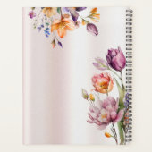 Kleurrijke Spring Flowers Planner (Achterkant)
