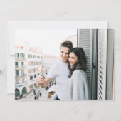 Kleurrijke Spring Wildflower Meadow Foto QR-code Save The Date (Achterkant)