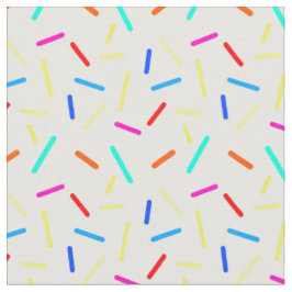 Kleurrijke Sprinkle Line Confetti Pattern Wenjr Stof