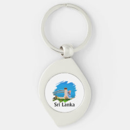 Kleurrijke Sri Lankaanse Sleutelhanger
