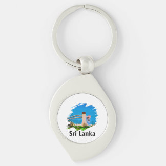 Kleurrijke Sri Lankaanse Sleutelhanger