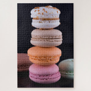 Kleurrijke stapel Franse Macarons Legpuzzel