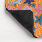 Kleurrijke Starfishes Muismat (Hoek)