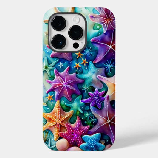 Kleurrijke Starvis Case-Mate iPhone Case (Achterkant)