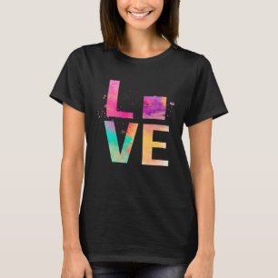 Kleurrijke Steen overslaan Moeder Steen overslaan T-shirt
