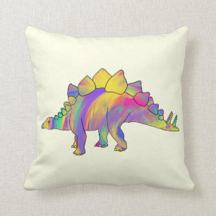 Kleurrijke Stegosaurus Schattige Jurassic Dinosaur Kussen