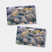 Kleurrijke stenen    badge (Voor- en achterkant)