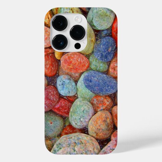 Kleurrijke stenen, steentjes, stenen iPhone / iPad Case-Mate iPhone Case (Achterkant)