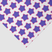 Kleurrijke ster regenboog tissuepapier (Detail)