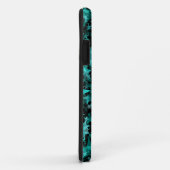 Kleurrijke sterren Aqua Blauwgroen zwarte achtergr Case-Mate iPhone Case (Achterkant/rechts)