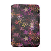 Kleurrijke sterren dansen grillig badmat (Voorkant Verticaal)