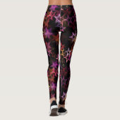 Kleurrijke sterren dansen grillig leggings (Achterkant)