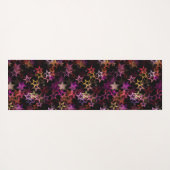 Kleurrijke sterren dansen grillig yogamat (Achterkant (horizontaal))