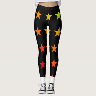 Kleurrijke sterren leggings