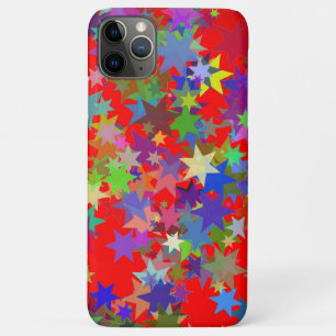 kleurrijke sterren overvloedig telefoonhoesje iPhone 11 pro max hoesje